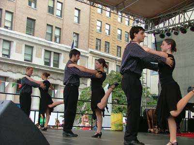 Scene from the West Virginia Italian Heritage Festival